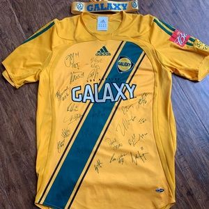 LA Galaxy Throwback Jersey Signed